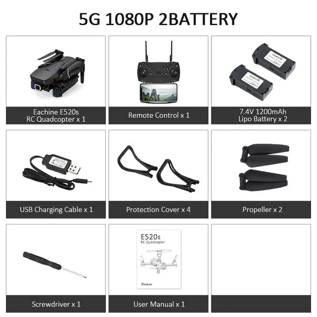 GPS FOLLOW ME WIFI FPV Quadcopter With 4K/1080P HD Wide Angle Camera