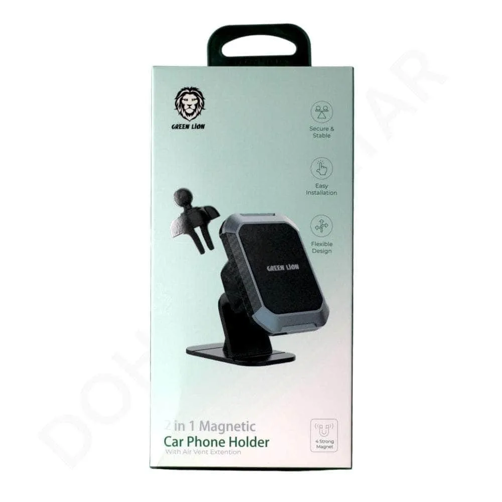 Green Lion 2 in 1 Car Phone Holder With Air Vent Extention  M08-AV2S /TS