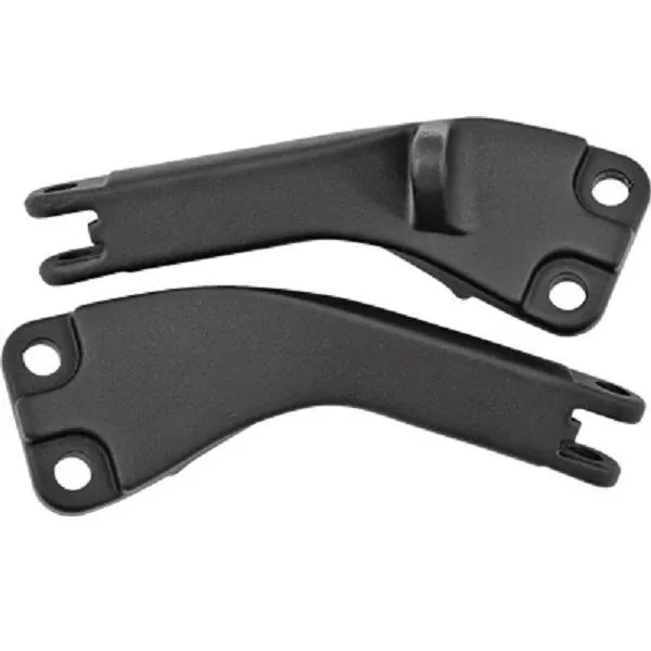 HardDrive Black Passenger Peg Mounts for Harley-Davidson 2006-2010 FXD