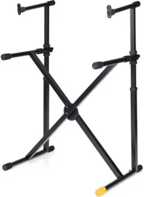 Hercules 2 Tier X Type Keyboard Stand