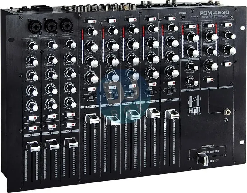 Hill Audio PSM-4530 3 5 Stereo Mixer