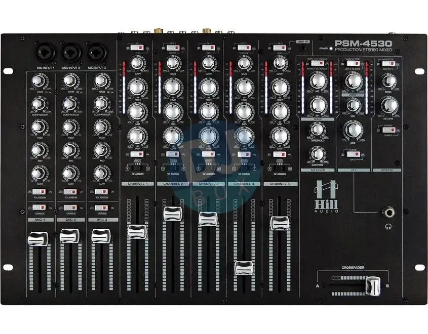 Hill Audio PSM-4530 3 5 Stereo Mixer