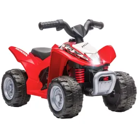 Honda Licensed Kids Electric Quad Bike 6V ATV 1.5-3 Years Red