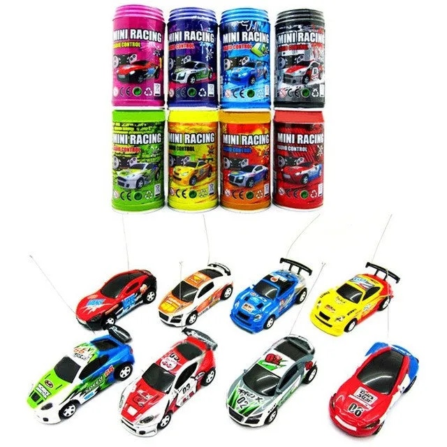 Hot Sale 1/63 Coke Can Mini RC Car Multi-color High Speed Truck Radio Remote Control Micro Racing Vehicle Controle Electric Toys