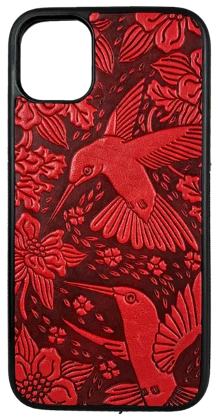 Hummingbird Leather iPhone Case