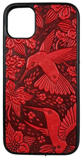 Hummingbird Leather iPhone Case