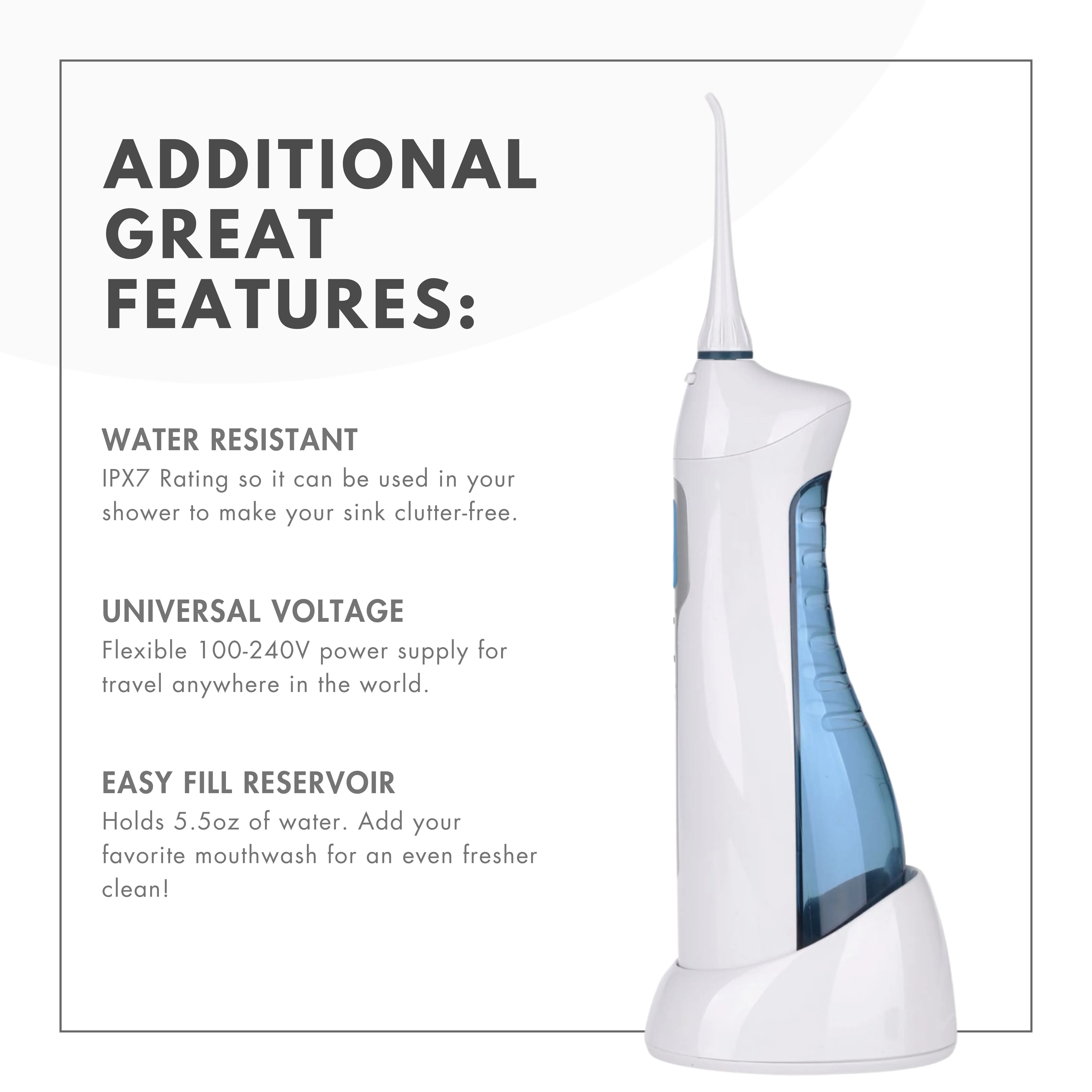 Inductive Water Flosser - Dental Discount