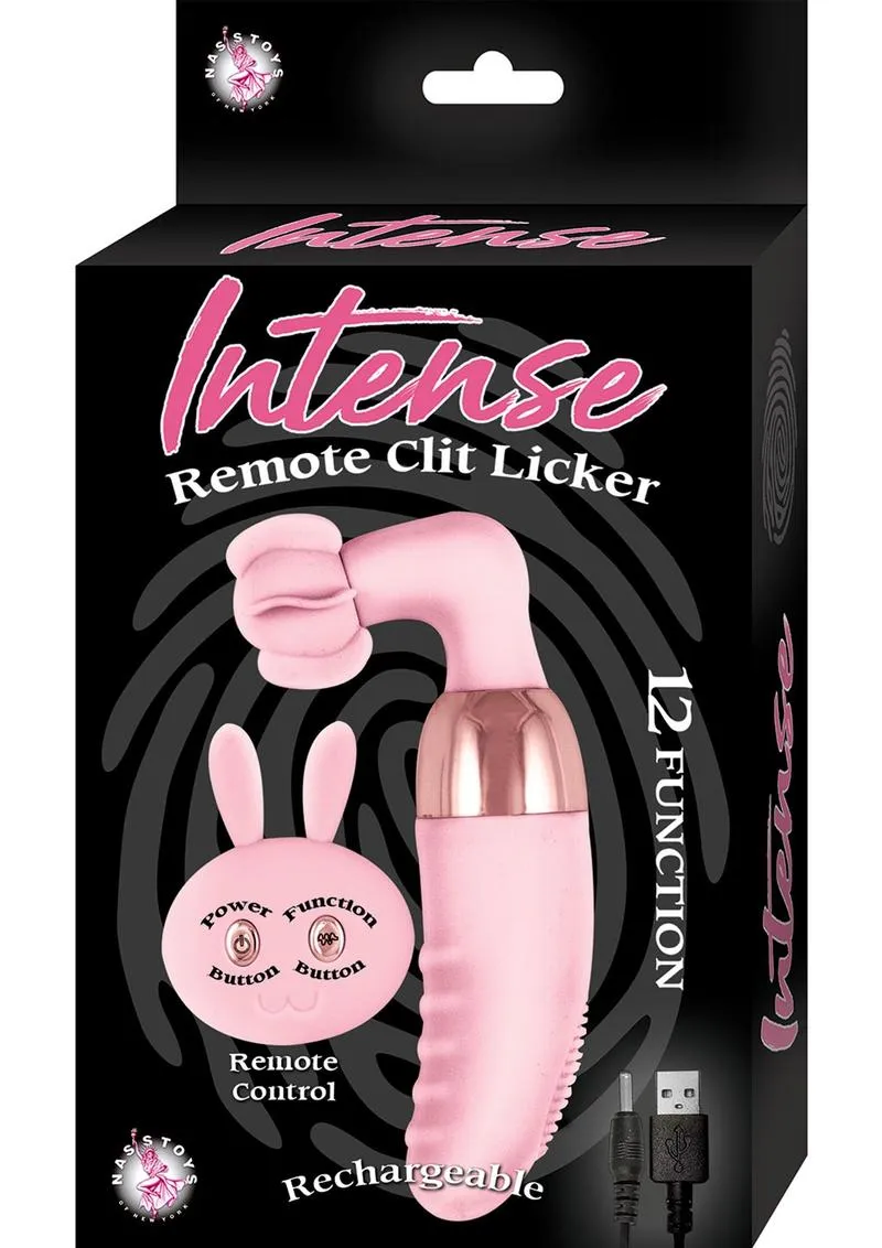 Intense Remote Control Silicone Rechargeable Clit Licker