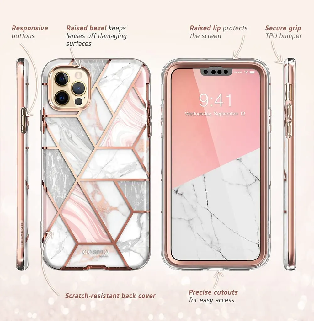 iPhone 13 Pro Max Marble Case | Full-Body  iPhone 13 Pro Max Stylish Protective Case