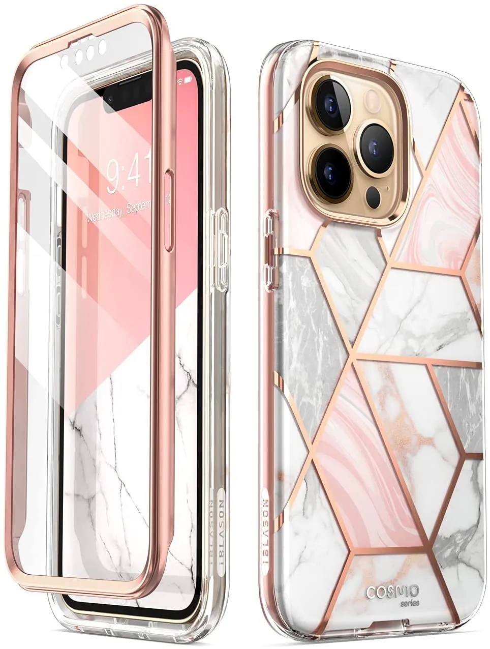 iPhone 13 Pro Max Marble Case | Full-Body  iPhone 13 Pro Max Stylish Protective Case