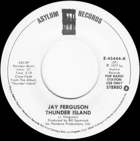 Jay Ferguson - Thunder Island (7", Promo, SP ) (NM or M-)