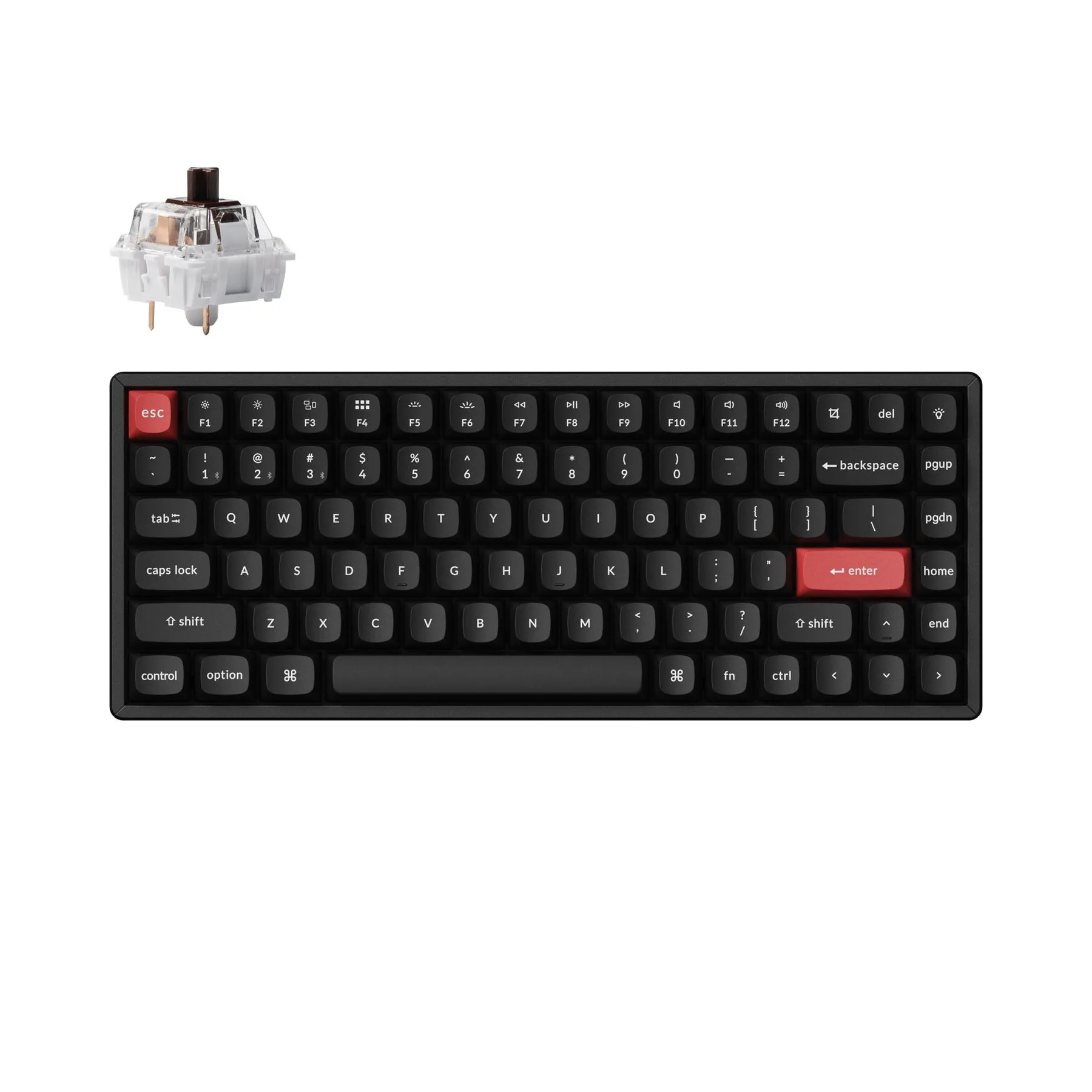 Keychron K2 Pro QMK/VIA Wireless Mechanical Keyboard(US ANSI Layout)