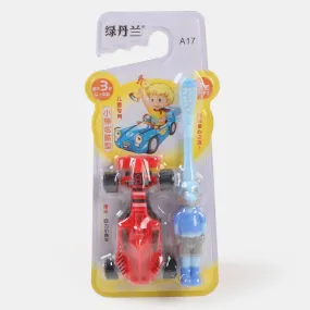 kids Toothbrush with Sports Car Toy