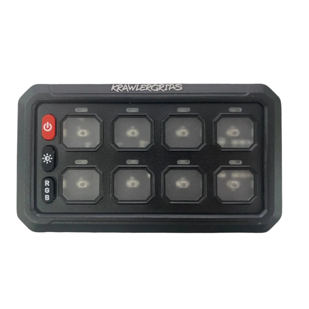 Krawlergrips 8 Gang Switch panel. Bluetooth