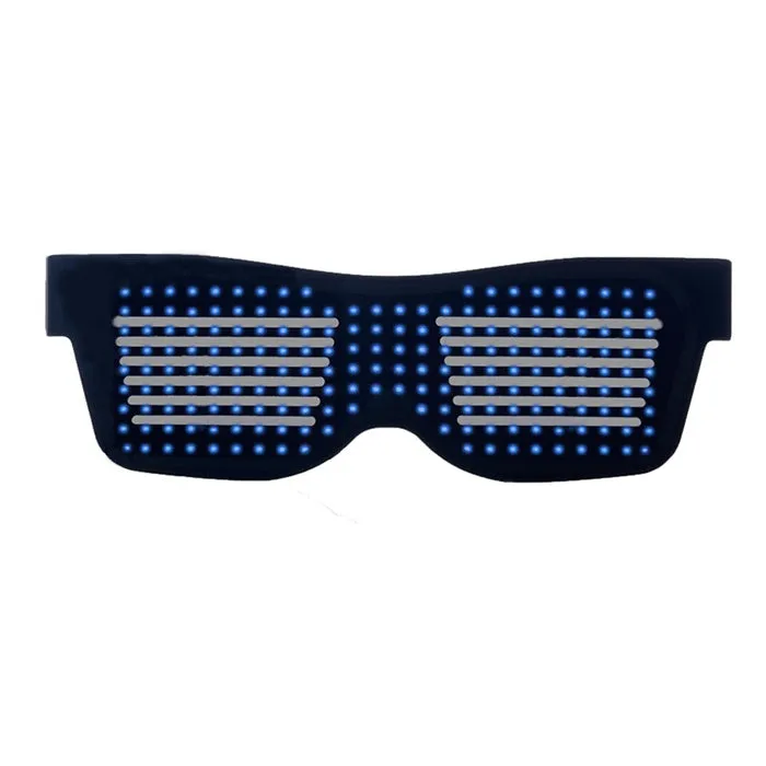 LED Party Glasses APP Control Magic Bluetooth Luminous Glasses