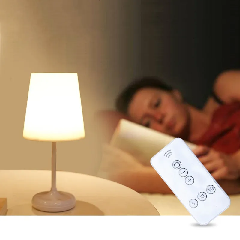 LED table lamp USB charge light with Remote Control Dimmable Table Lamp with Timer for Bedroom, Kids Room and Other Room lamps