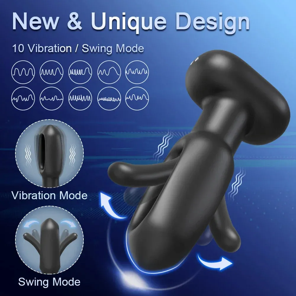 Licking Patting Butt Plug APP Control | Prostate Massager Anal Vibrator