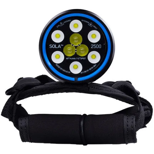 Light & Motion Sola Dive 2500 S/F FC Black Scuba Diving Light