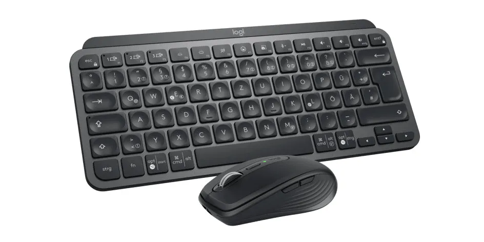 Logitech Keyboard Mouse Combo Mx Keys Mini For Business - Grey