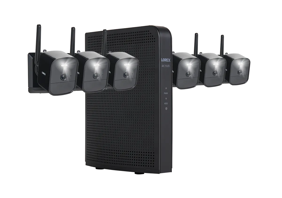 Lorex 4K 1TB Wi-Fi HaLow NVR System with Outdoor Battery Security Cameras