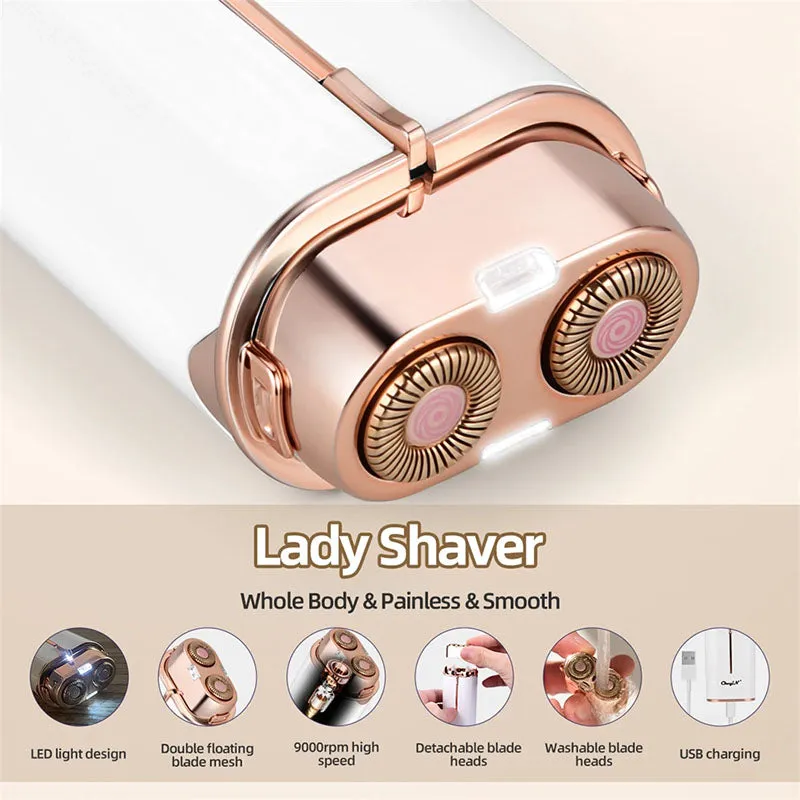 Low Noise Armpit Leg Bikini Area Hair Shaving Razor