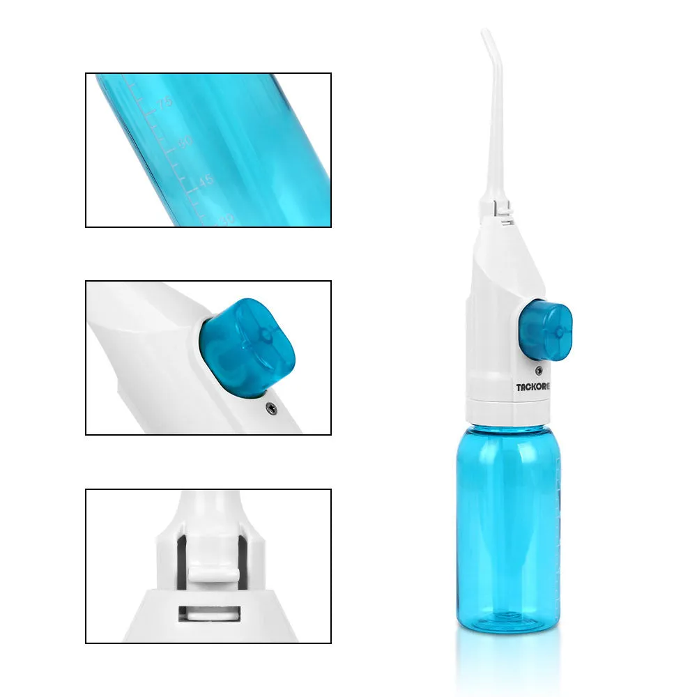 Manual Air Pressure Dental Flosser Mouthwash Water Dental Floss