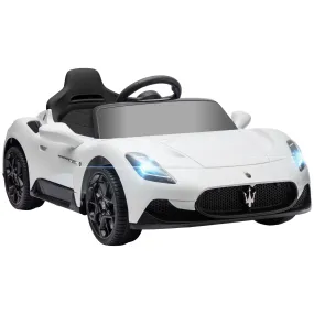 Maserati MC20 Licensed 12V Kids Ride on Car w/ Remote, White