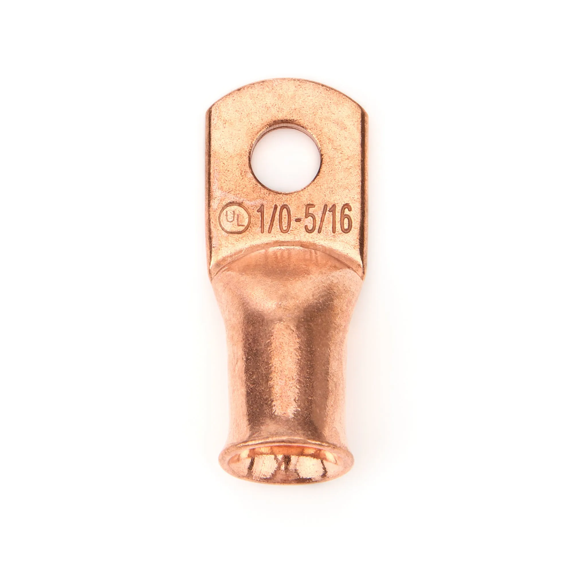 MechMan 1/0 Gauge Copper Cable End w/ 5/16" Hole (Each)