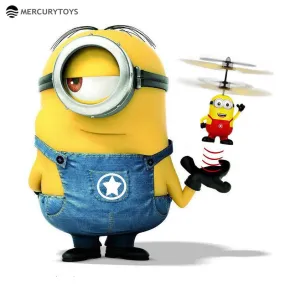 MERCURYTOYS Upgrade Induction Flying Toys Despicable Me5 Minions Remote Control RC Helicopter floating toys kids Flying toys