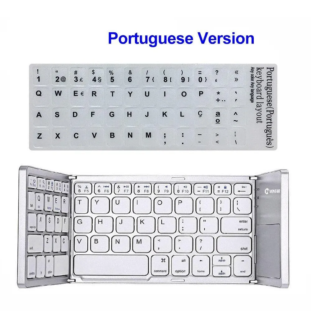 Mini Bluetooth 3.0 Folding Keyboard Touchpad For Samsung Dex Windows/iOS/Android Systems