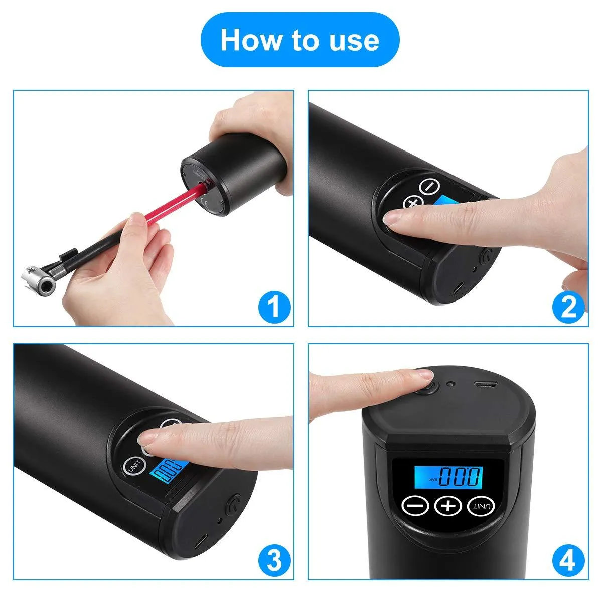 Mini Tire Inflatable Pump