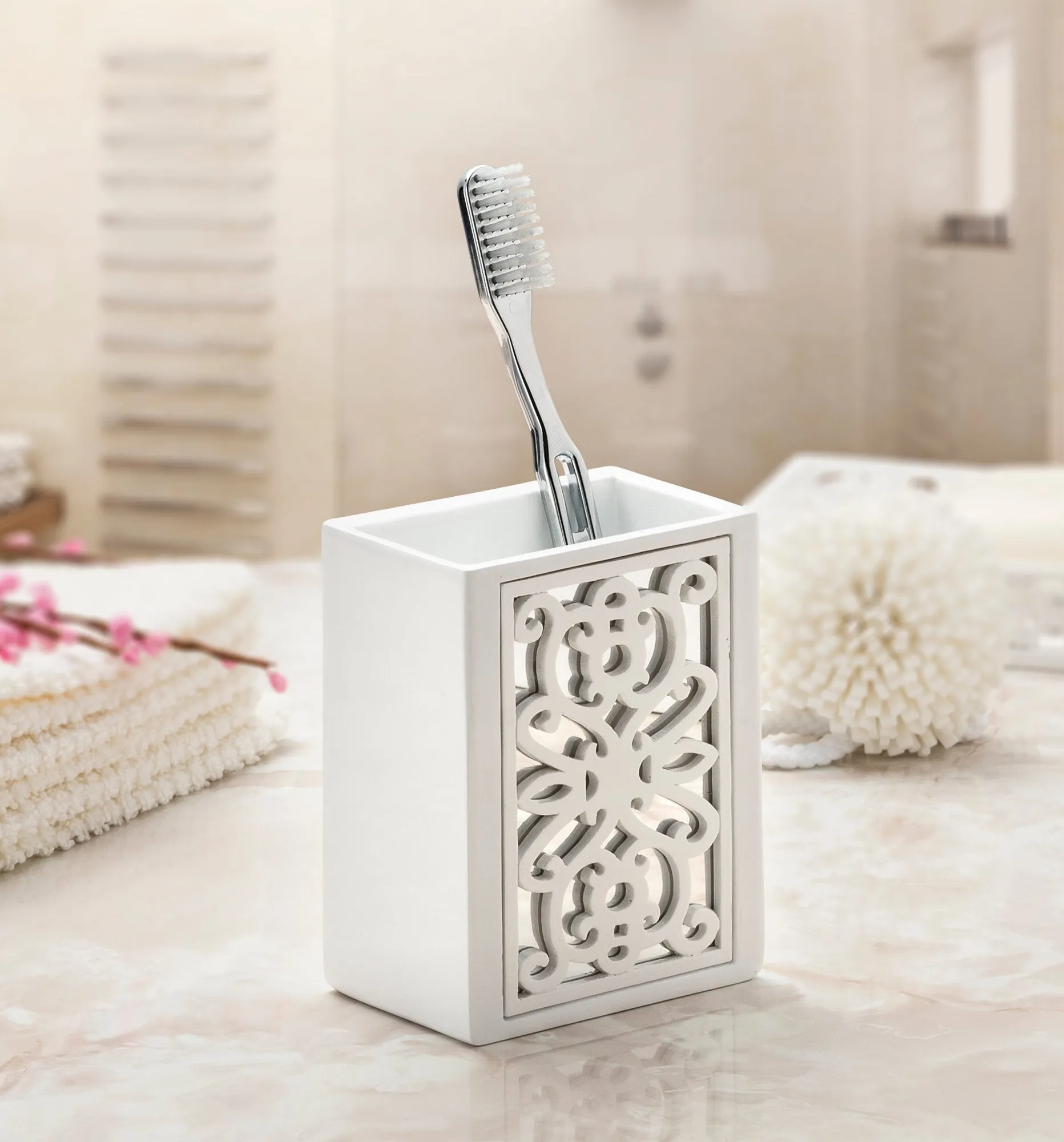 Mirror Janette Toothbrush Holder