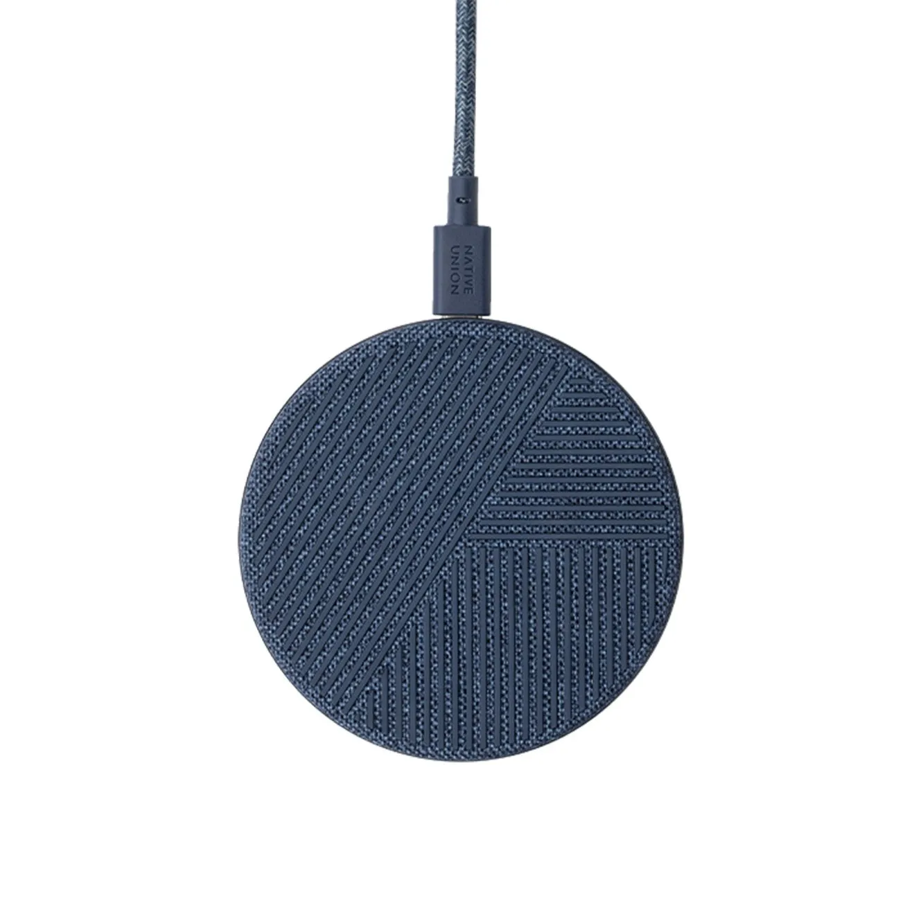 Native Union Drop Wireless Charger V2 Fabric Indigo