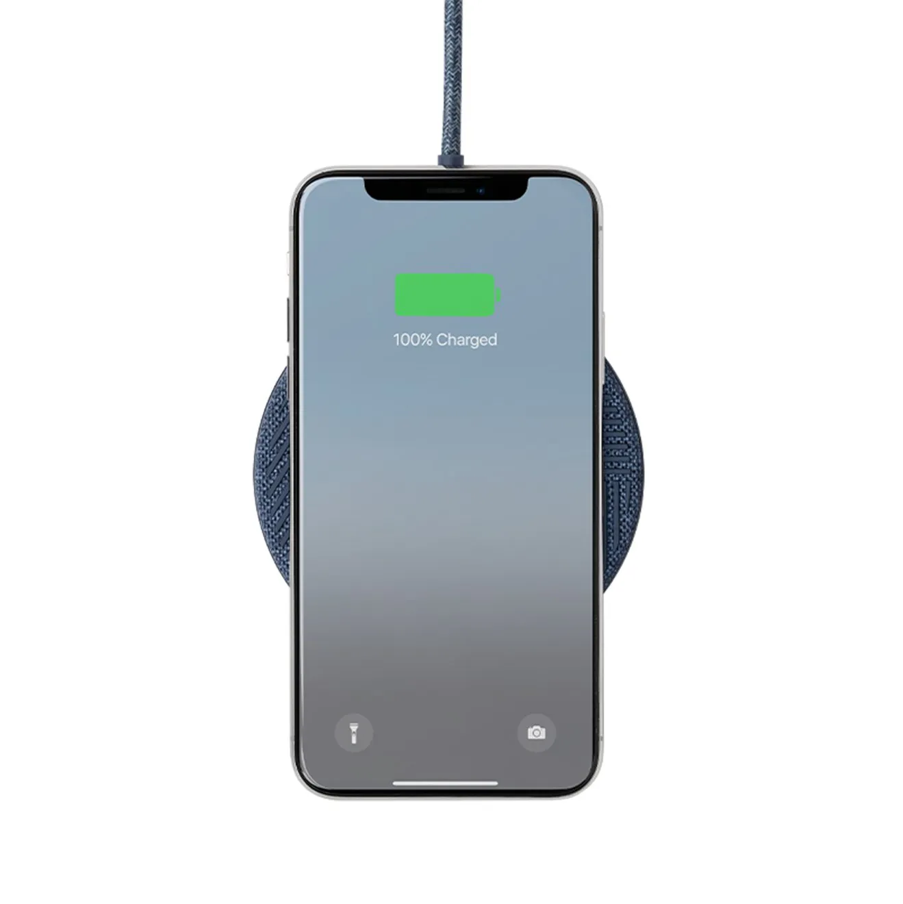 Native Union Drop Wireless Charger V2 Fabric Indigo