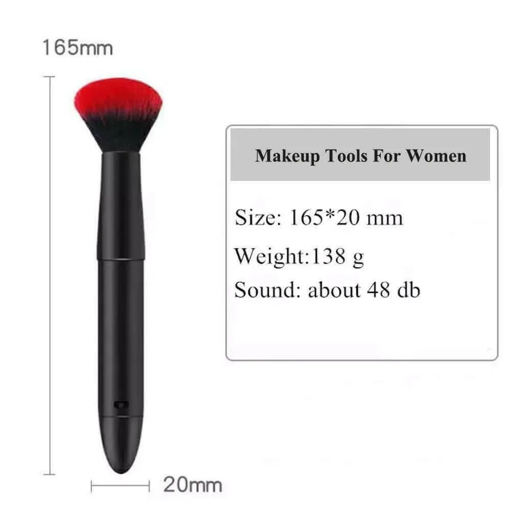 New Vibration Cosmetics Makeup Blending Brush with 10 Vibration