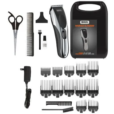 New - Wahl Cordless Haircut & Beard Power to Cut and Trim Facial Hair with Precision - 9639-2201