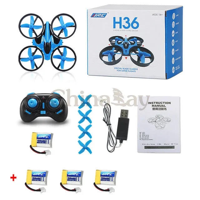 Newest JJRC H36 Mini Drone 6 Axis RC Micro Quadcopters With Headless Mode One Key Return Helicopter Vs H8 Dron Best Toys For Kid