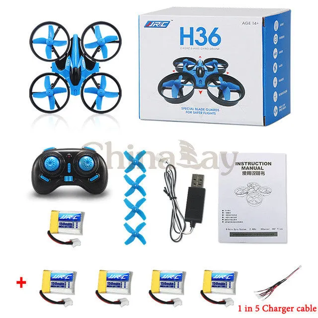 Newest JJRC H36 Mini Drone 6 Axis RC Micro Quadcopters With Headless Mode One Key Return Helicopter Vs H8 Dron Best Toys For Kid