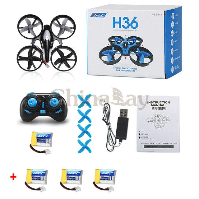 Newest JJRC H36 Mini Drone 6 Axis RC Micro Quadcopters With Headless Mode One Key Return Helicopter Vs H8 Dron Best Toys For Kid