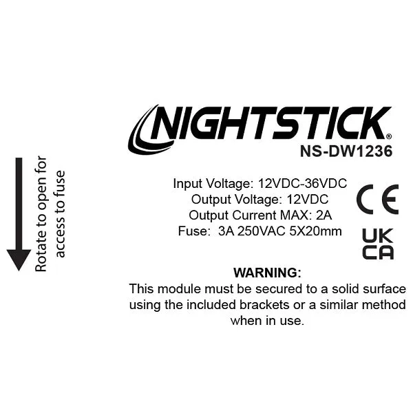 NS-DW1236: 12-36 Volt Direct Wire Kit