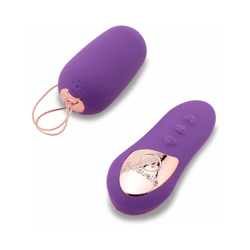 Nu Sensuelle Remote Control 15 Function Petite Egg Purple