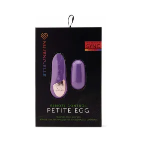 Nu Sensuelle Remote Control 15 Function Petite Egg Purple