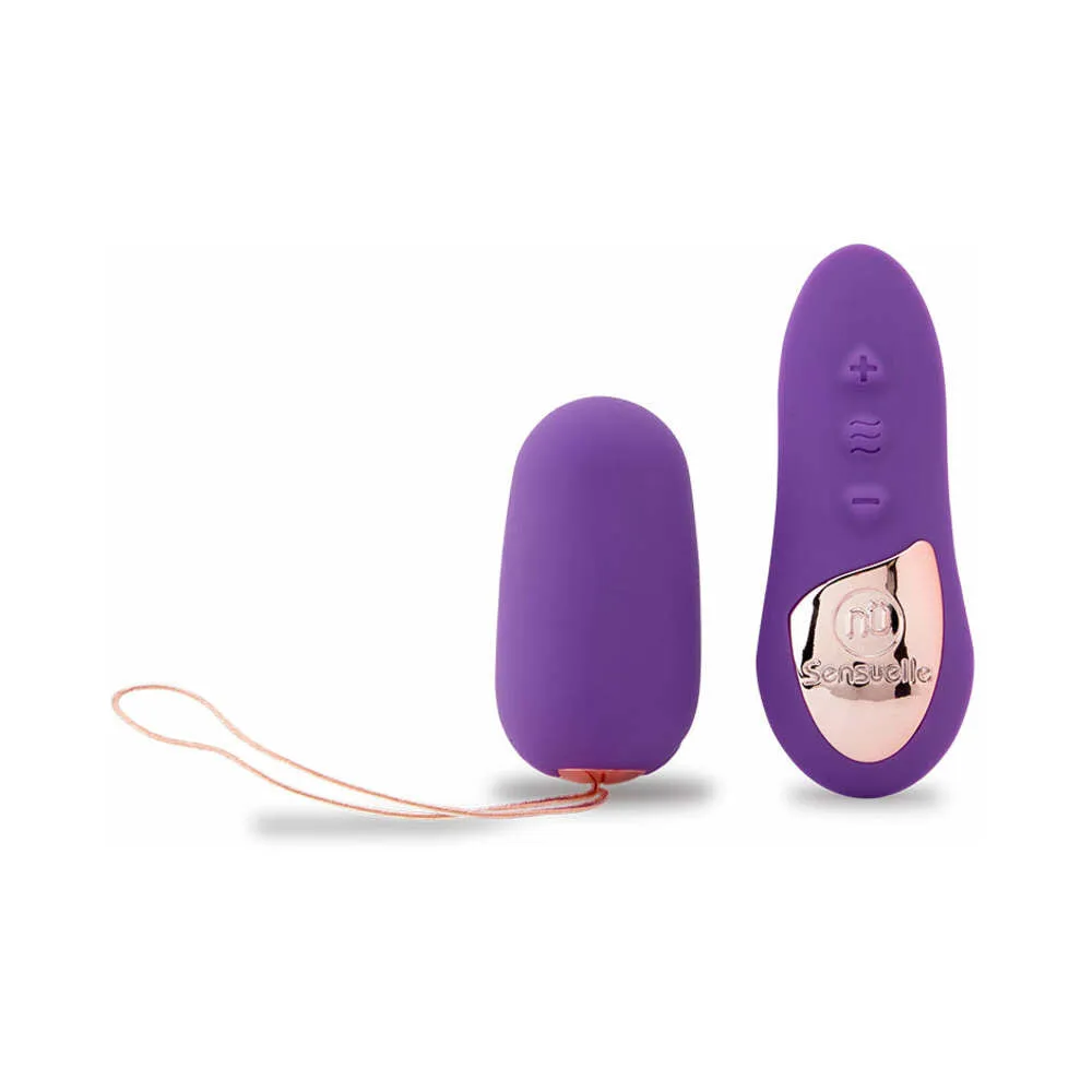 Nu Sensuelle Remote Control 15 Function Petite Egg Purple