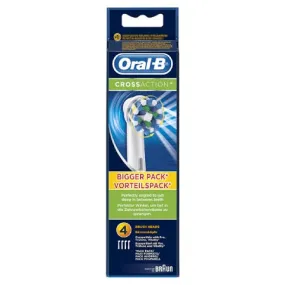 Oral-B CrossAction Replacement Toothbrush Heads x4