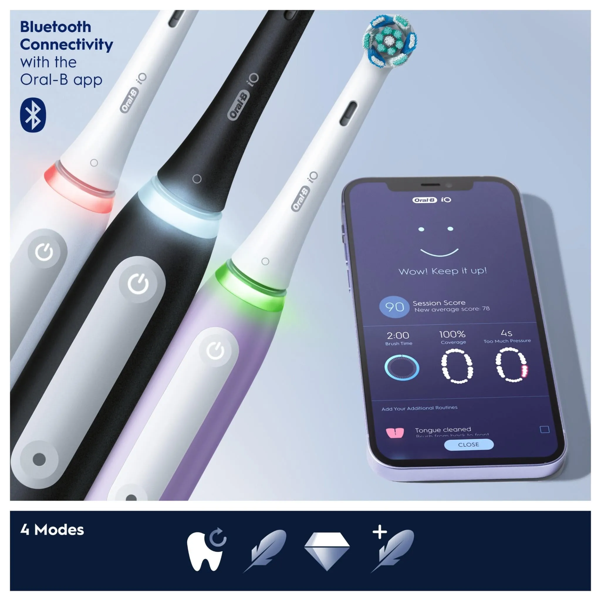 Oral-B iO Series 4 Electric Toothbrush (Black Onyx)