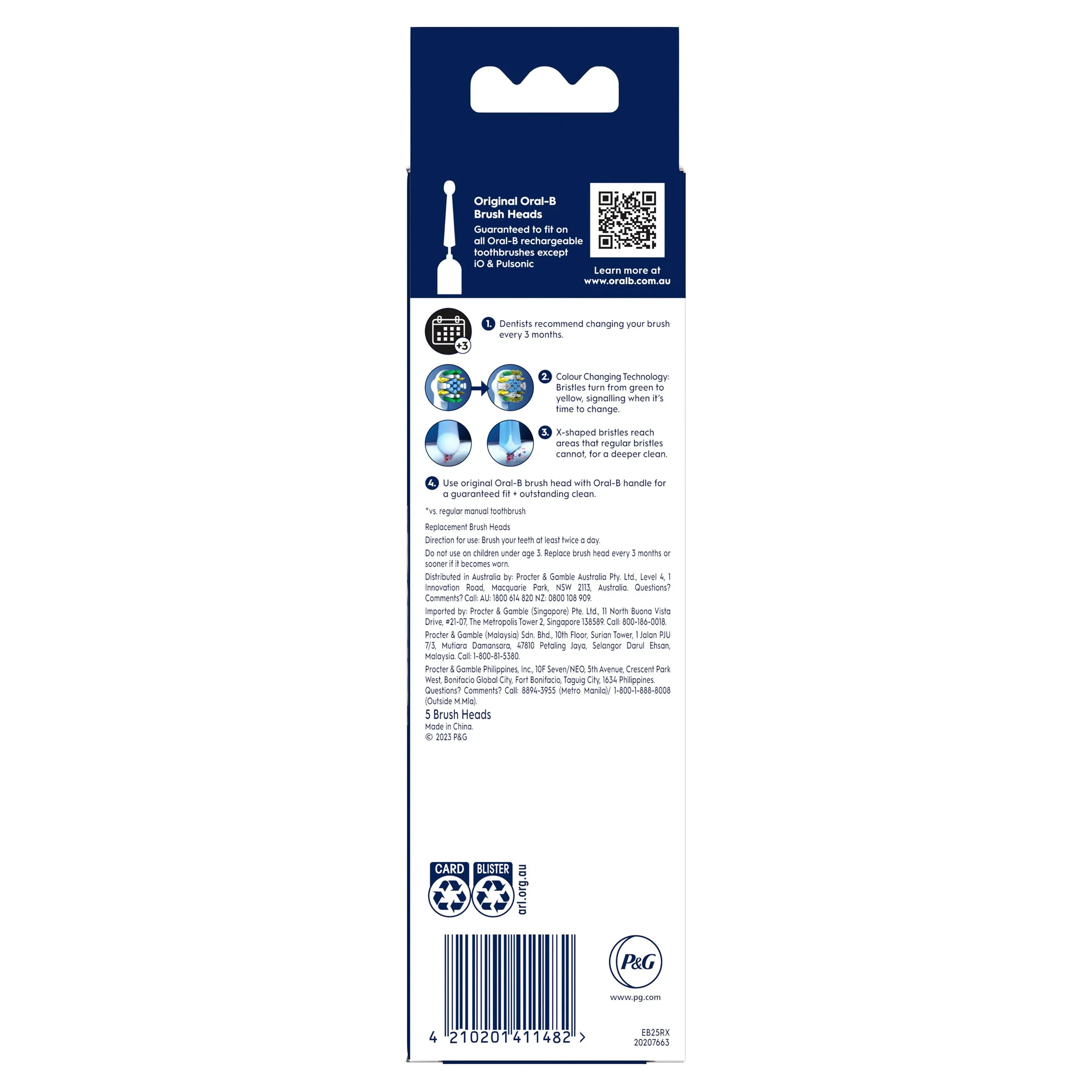 Oral-B Vitality Floss Action Refill 5 Pack