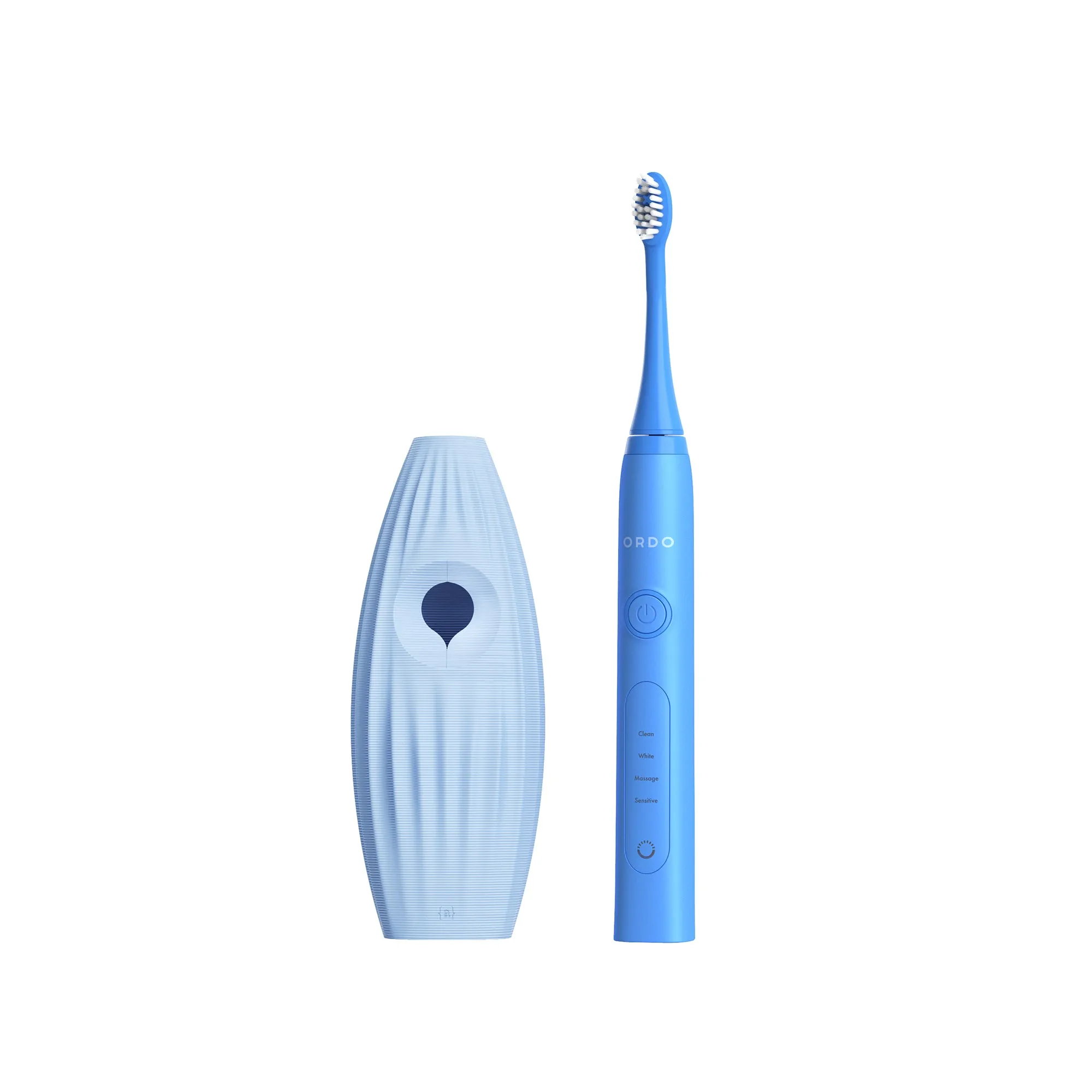 Ordo Sonic  Toothbrush & {access}ories Handle - Soft Blue Hemispherical Large Vertical