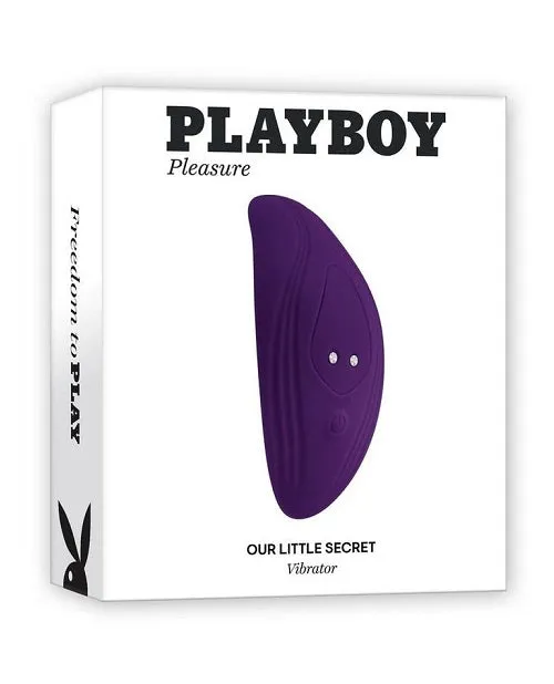 Playboy Our Little Secret Rechargeable Silicone Panty Vibe with Remote Control