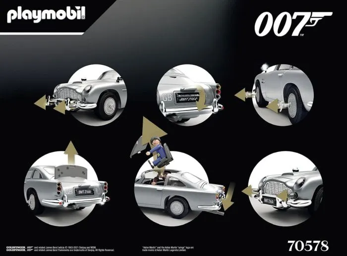 Playmobil 70578 - James Bond - Aston Martin DB5 Goldfinger Edition Playset