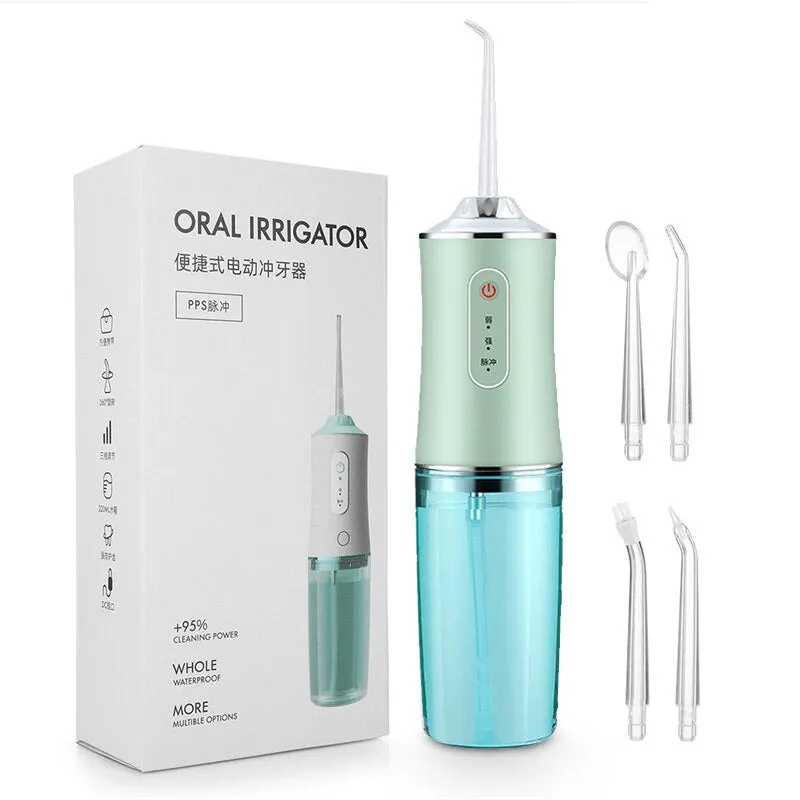 Portable Dental Oral Irrigator Water Flosser Pick Mouth Cleaning Machine Irri USB rechargeable Scaler Dental Irrigator For Teeth 0ral irrigator